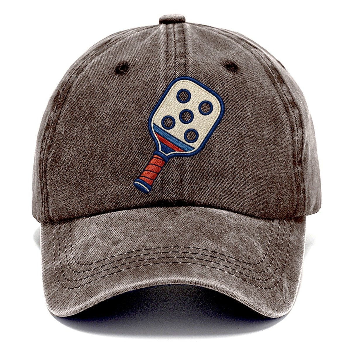 Pickleball Paddle Tiny Solo Marks Classic Cap – Brown