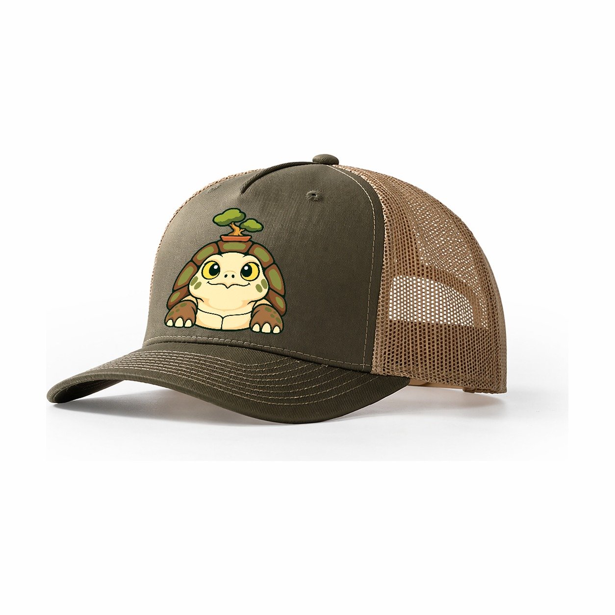 Bench Tortoise Bonsai Trucker Hat – Olive Khaki