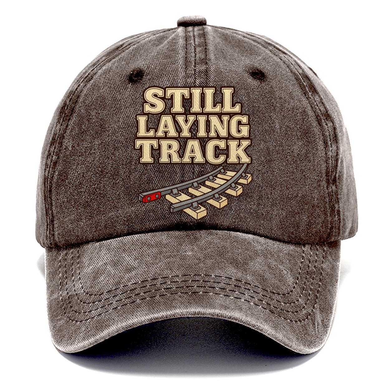 Still Laying Track Model Railways Classic Cap – Brown