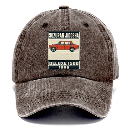 Suzuran Deluxe Showa Speed Plates Classic Cap – Brown