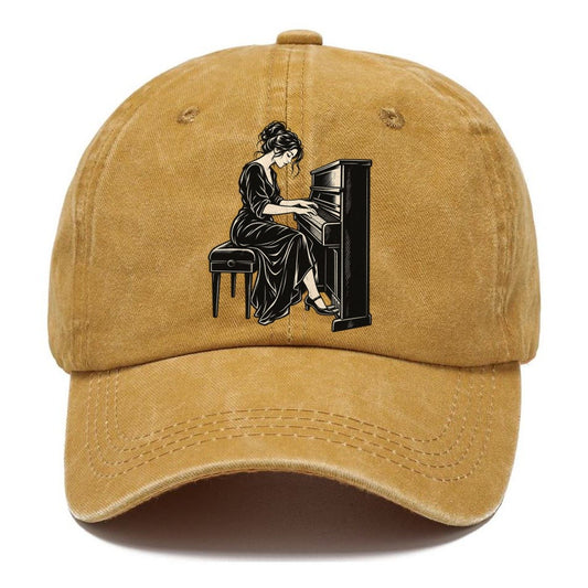Pianist Flowing Arpeggio Global Music Ink Figures Classic Cap – Golden Harvest