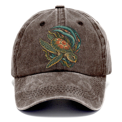 Turtle Crescent Current Gentle Wild Classic Cap – Brown