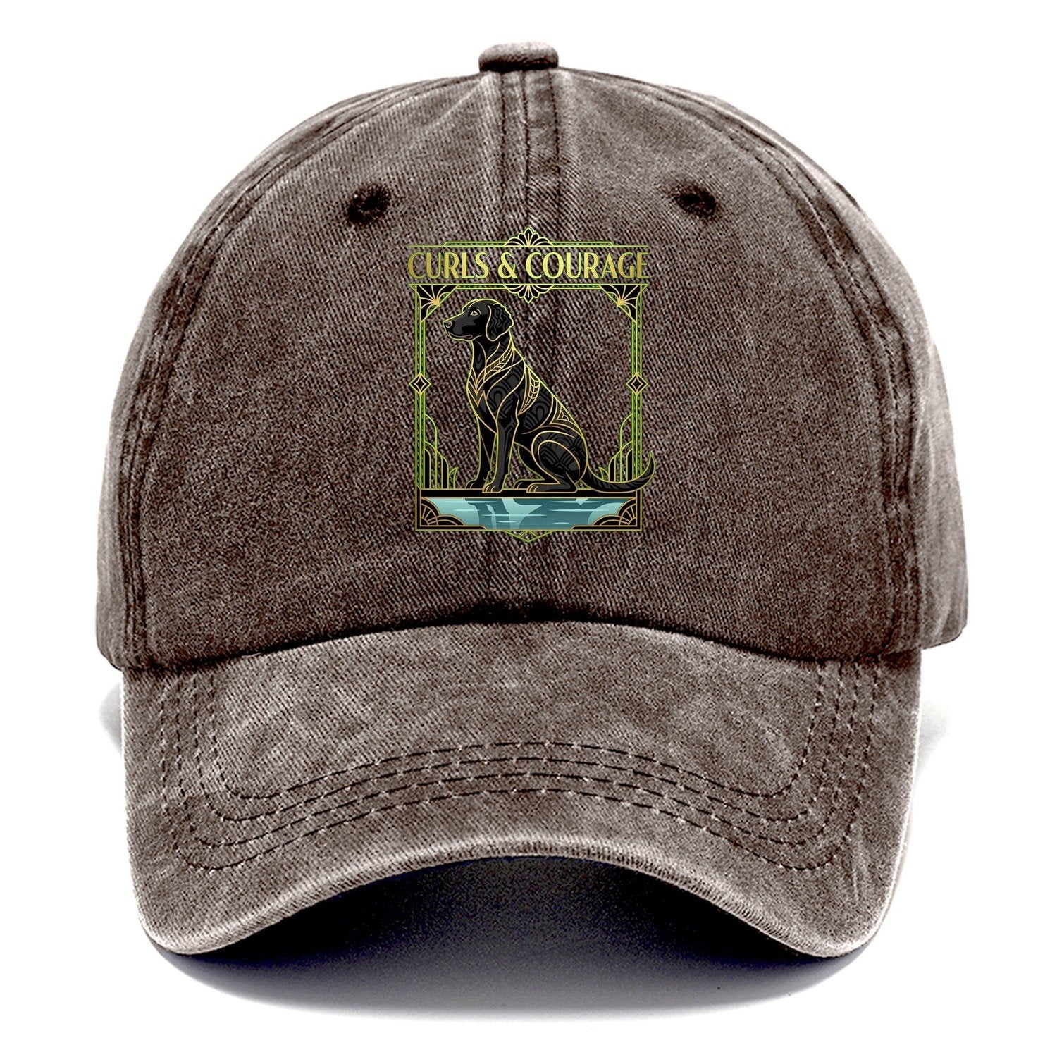 Curls And Courage Classic Cap – Brown