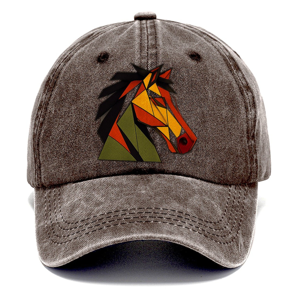 Horse Head Profile Classic Cap – Brown