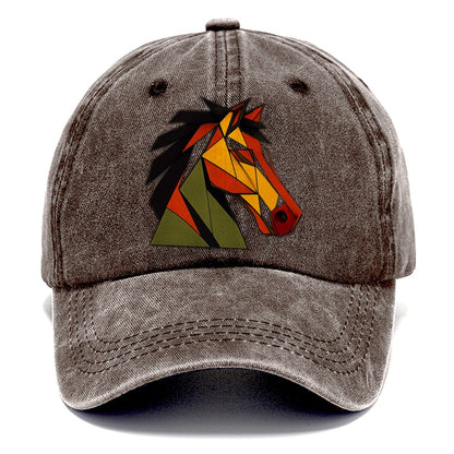 Horse Head Profile Classic Cap – Brown