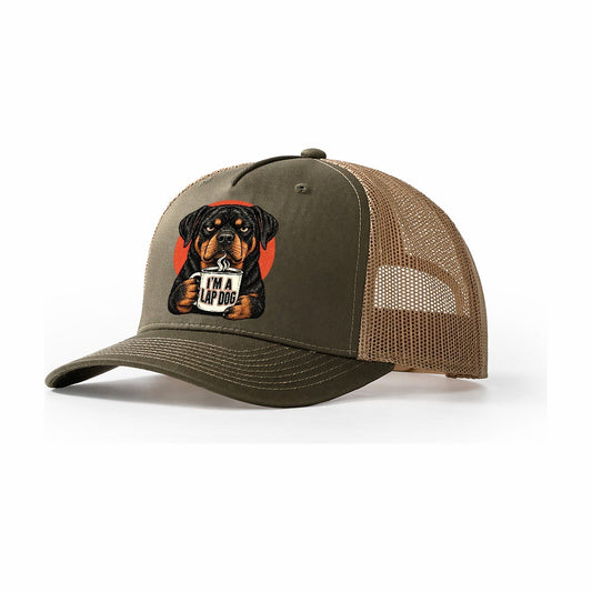 Rottweiler Mug Truths Dog Mug Truths Trucker Hat – Olive Khaki