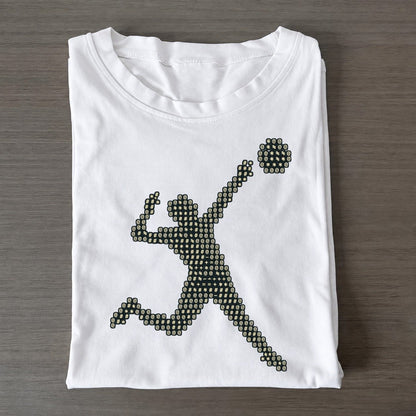 Spiking Arm Arc Classic T-shirt – White