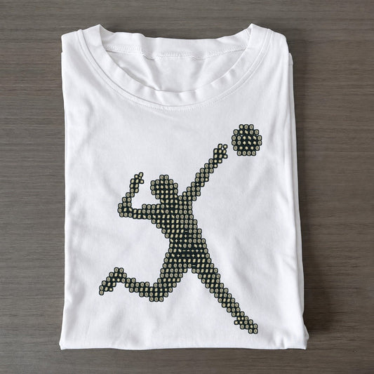 Spiking Arm Arc Classic T-shirt – White