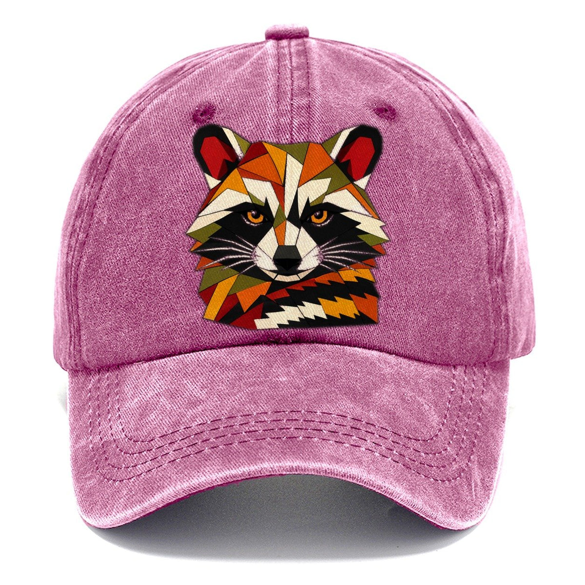 Raccoon Mask Portrait Classic Cap – Dusty Rose