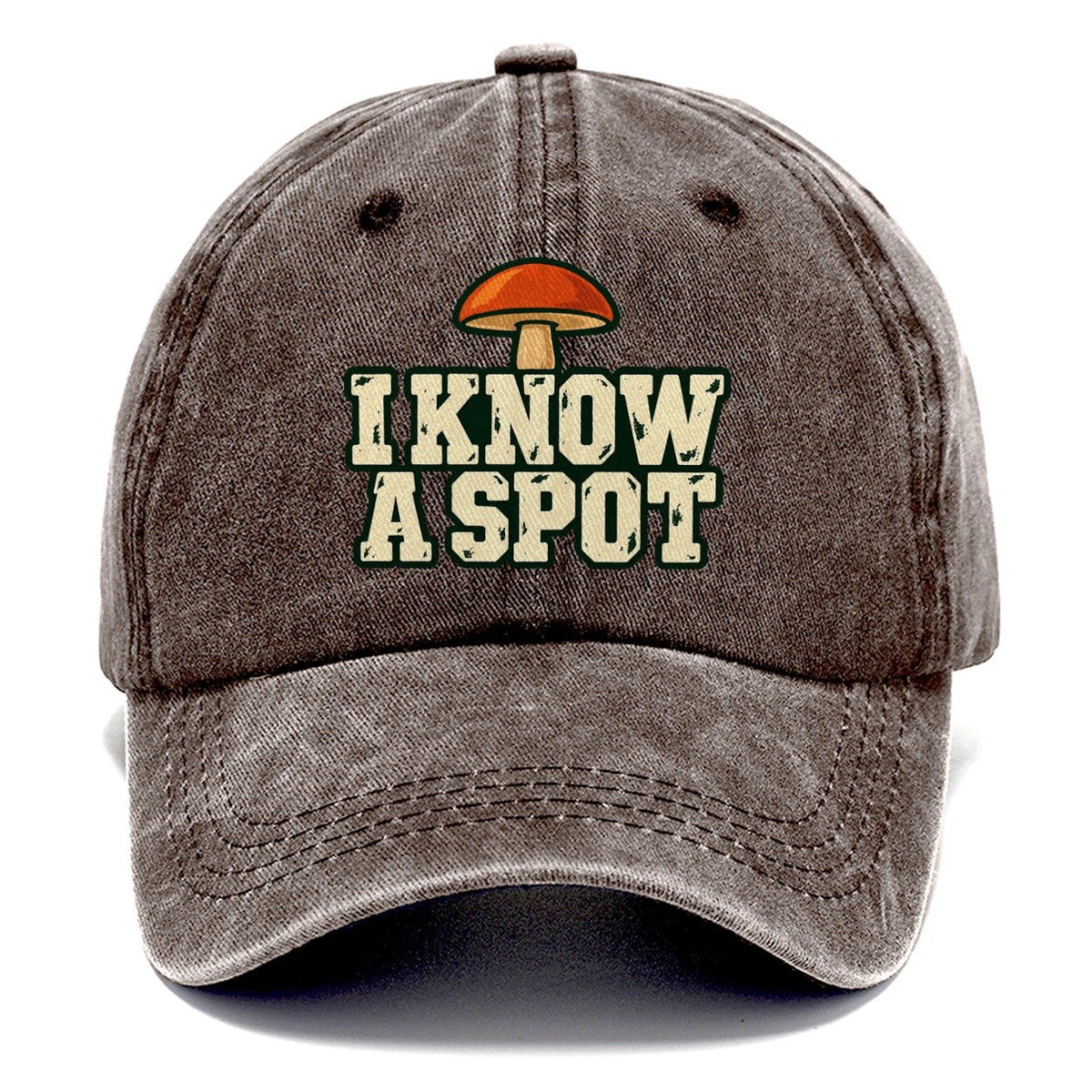 I Know A Spot Foraging And Mycology Classic Cap – Brown