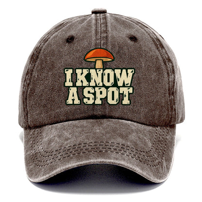 I Know A Spot Foraging And Mycology Classic Cap – Brown