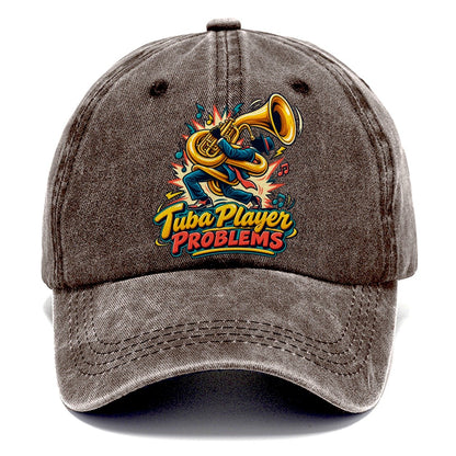 Tuba Player Problems Music Instruments Classic Cap – Brown