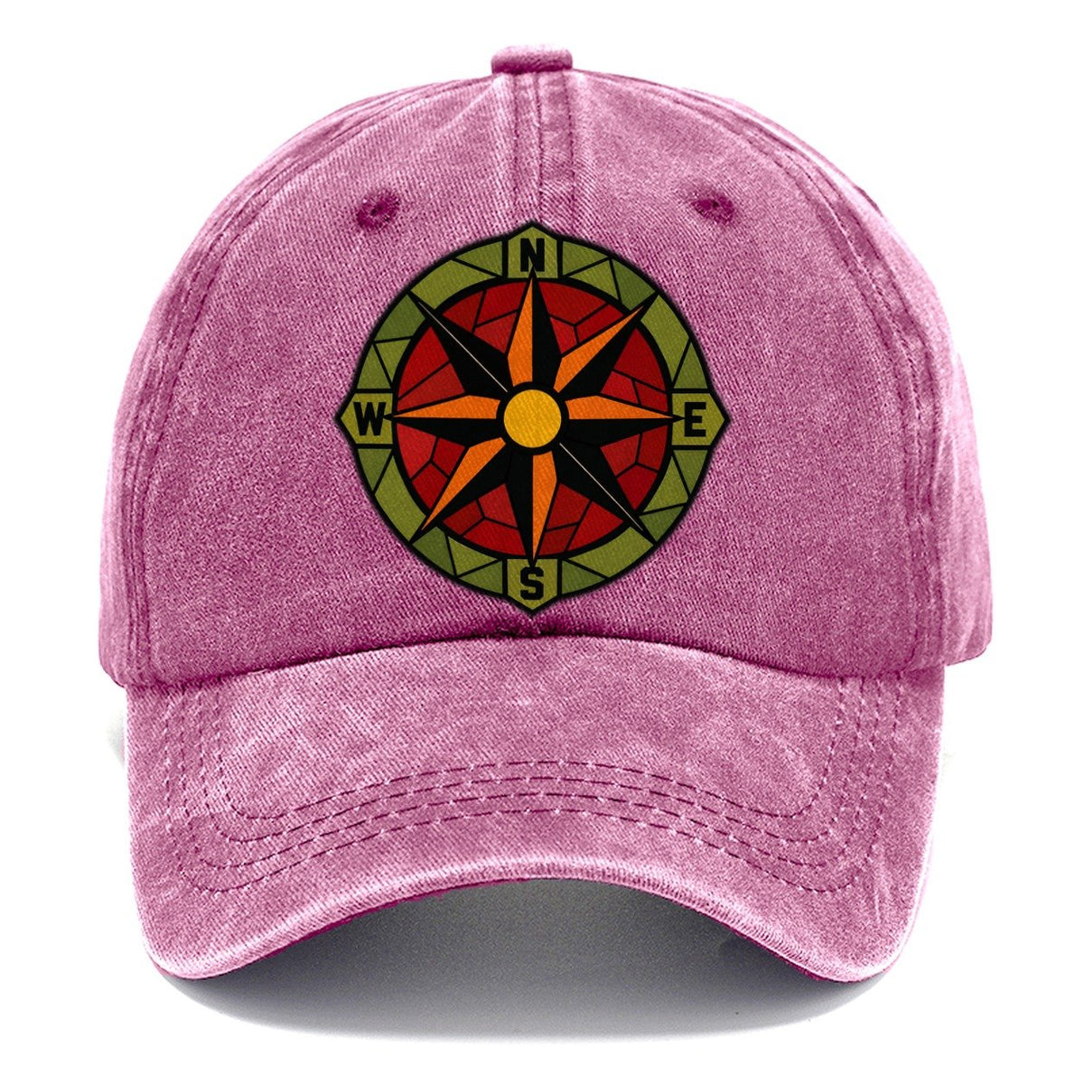 Compass Rose Navigator Classic Cap – Dusty Rose