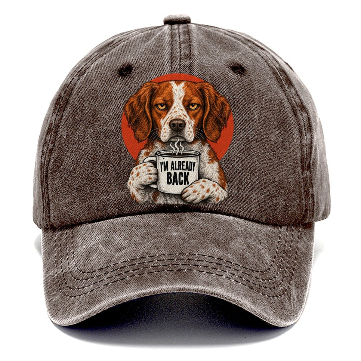 Brittany Mug Truths Dog Mug Truths Classic Cap – Brown