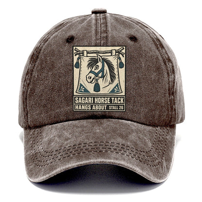 Sagari Horse Tack Yokai Night Market Classic Cap – Brown