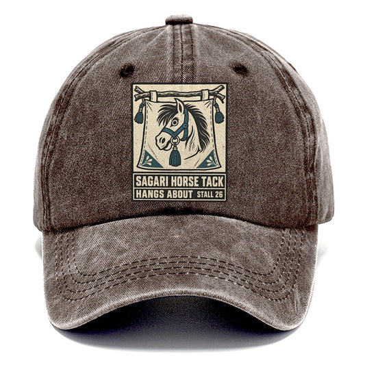 Sagari Horse Tack Yokai Night Market Classic Cap – Brown