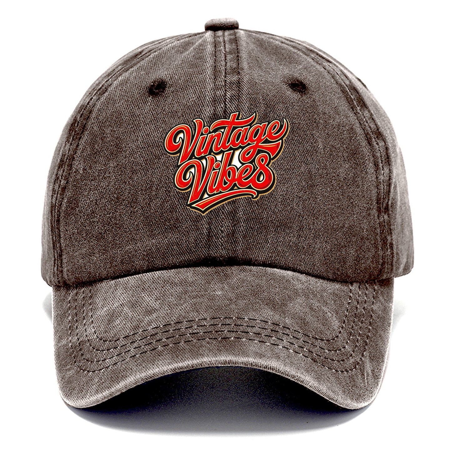 Vintage Vibes Classic Cap – Brown