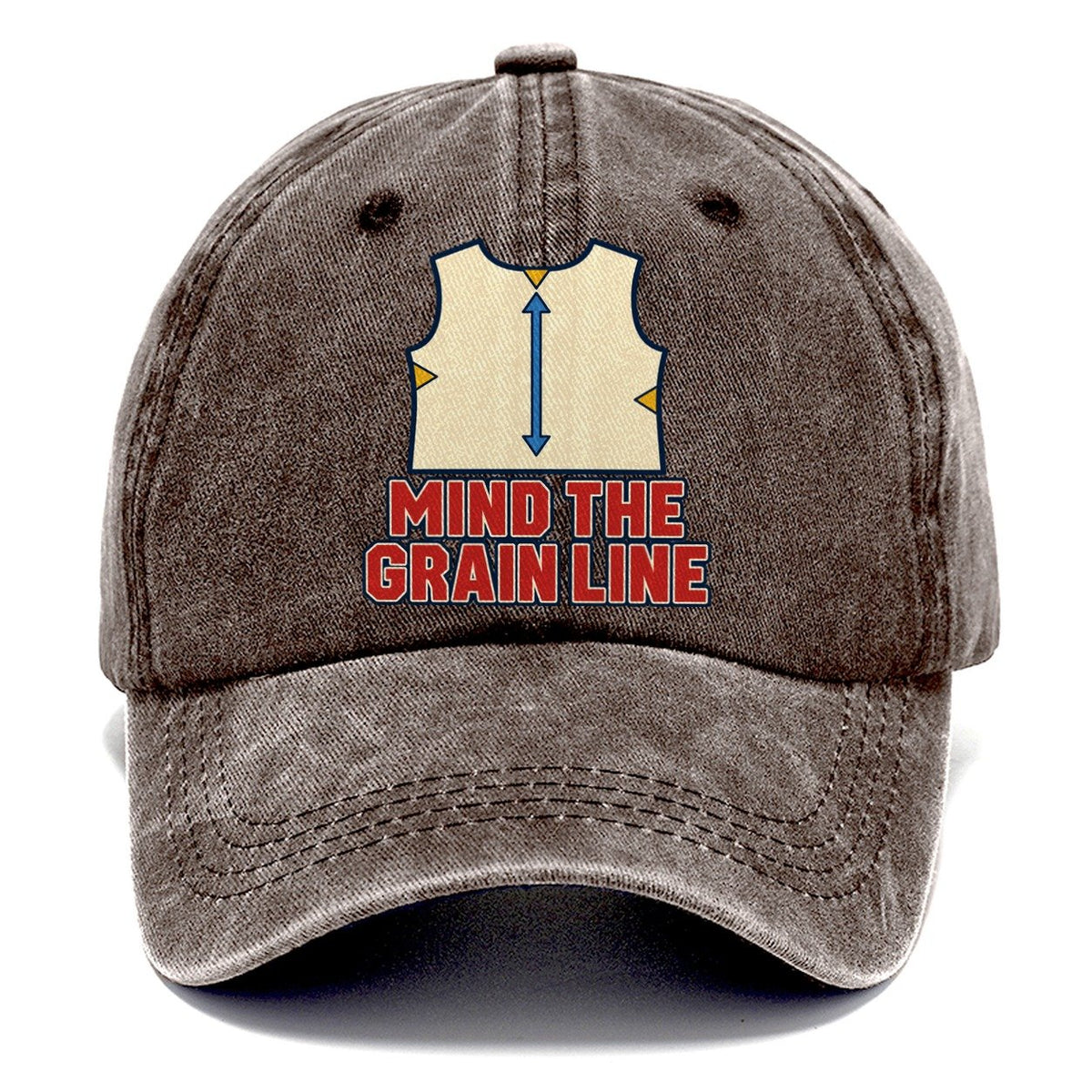 Mind The Grain Line Sewing And Quilting Classic Cap – Brown