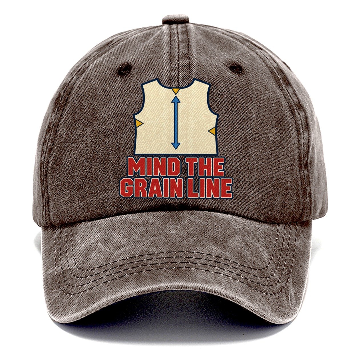 Mind The Grain Line Sewing And Quilting Classic Cap – Brown