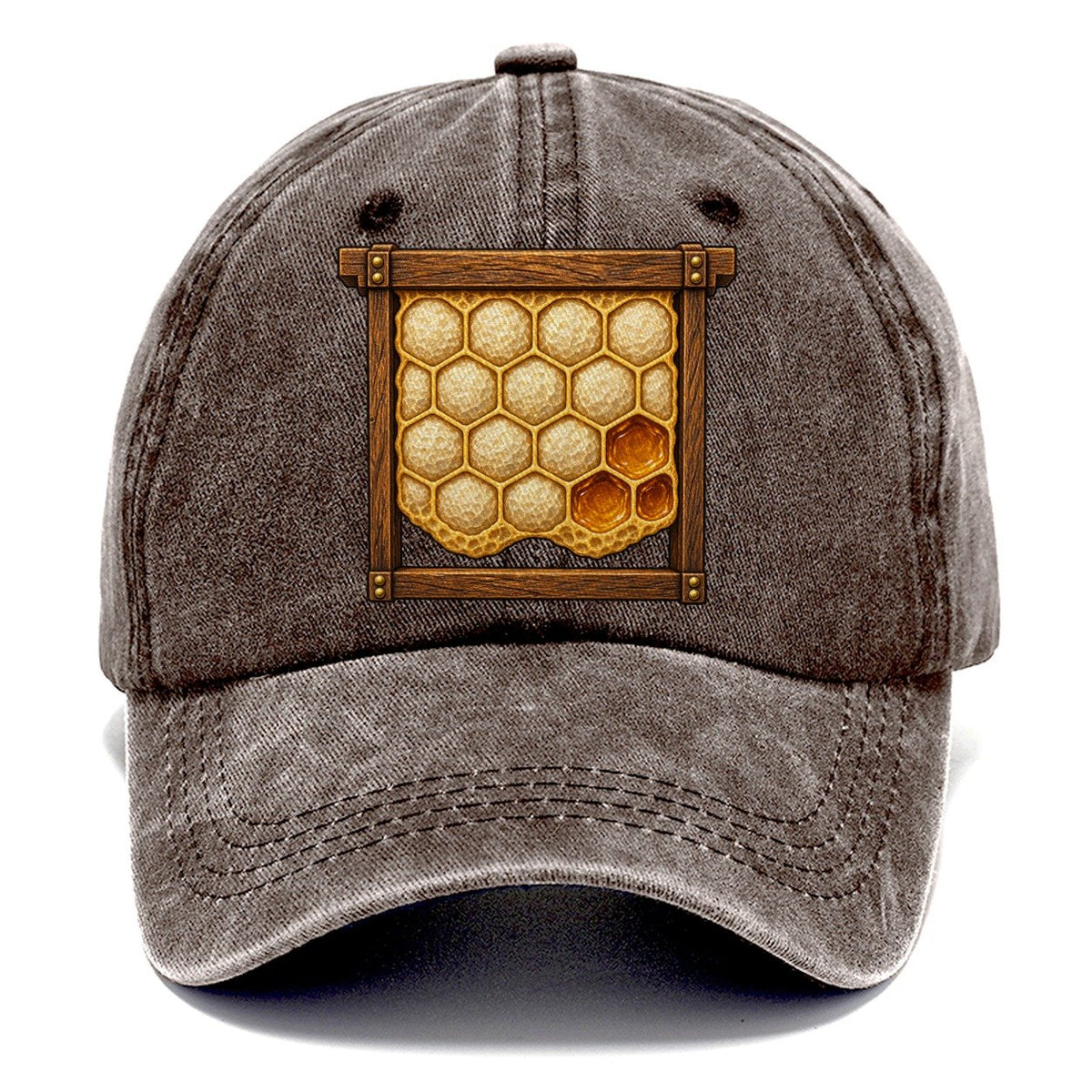 Capped Honey Frame Beekeeping Classic Cap – Brown