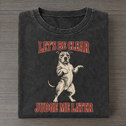 American Staffordshire Terrier Dog Declarations Vintage T-shirt – Black