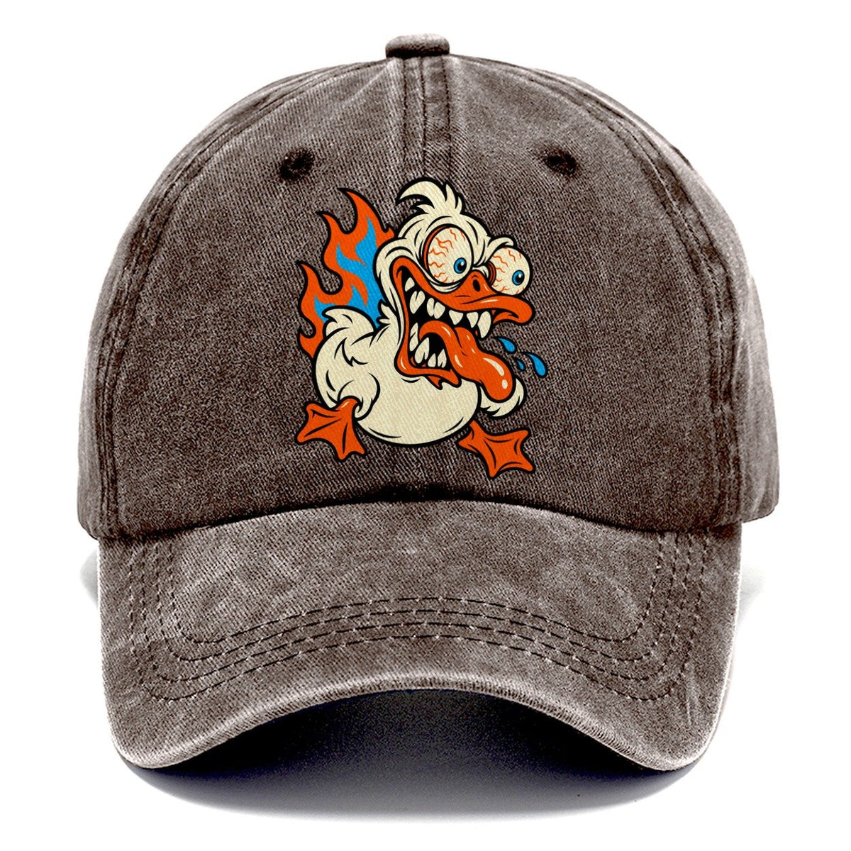Rabid Rubber Duck Crazy Styles Classic Cap – Brown