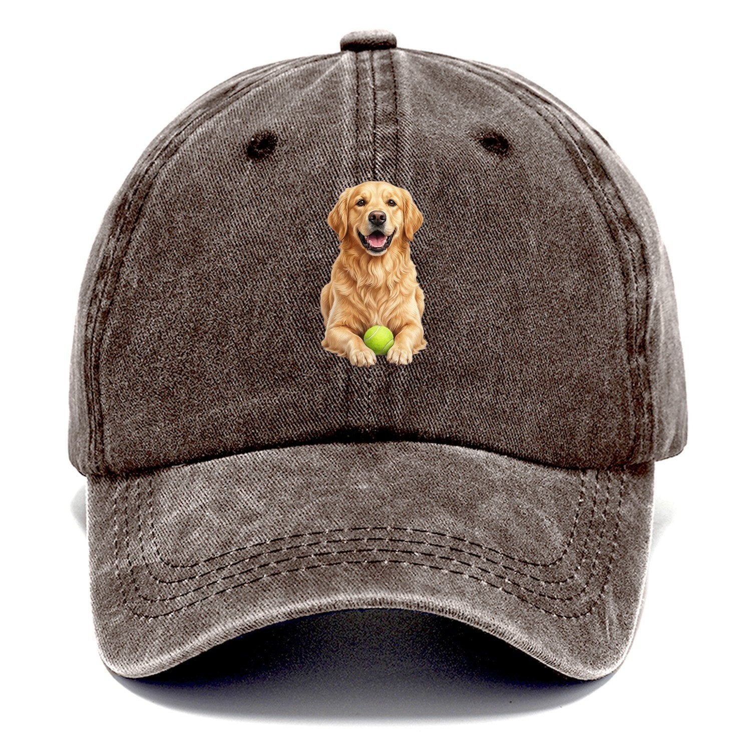 Golden Retriever Tennis Classic Cap – Brown