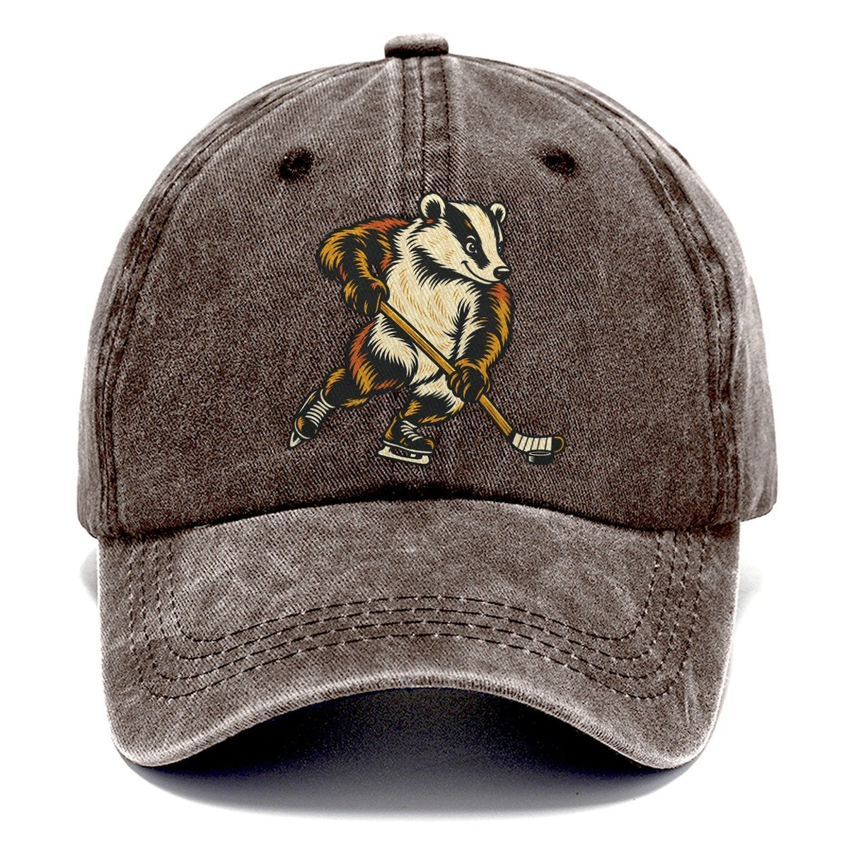 Badger Ice Skater Sundown Familiars Classic Cap – Brown