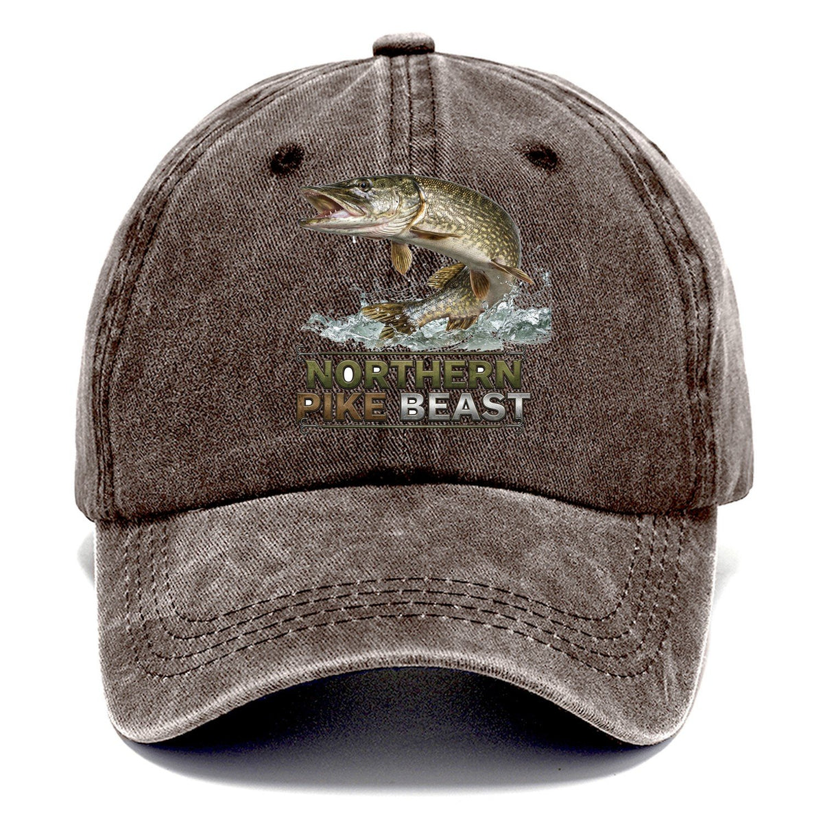 Northern Pike Beast Classic Cap – Brown