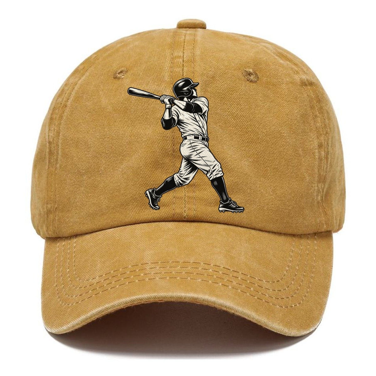 Baseball Batter Follow Through Global Sports Ink Figures Classic Cap – Golden Harvest