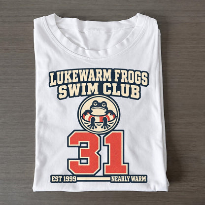 Frog Swim Sunday Nobodies Classic T-shirt – White