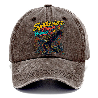 Synthesizer Player Problems Music Instruments Classic Cap – Brown