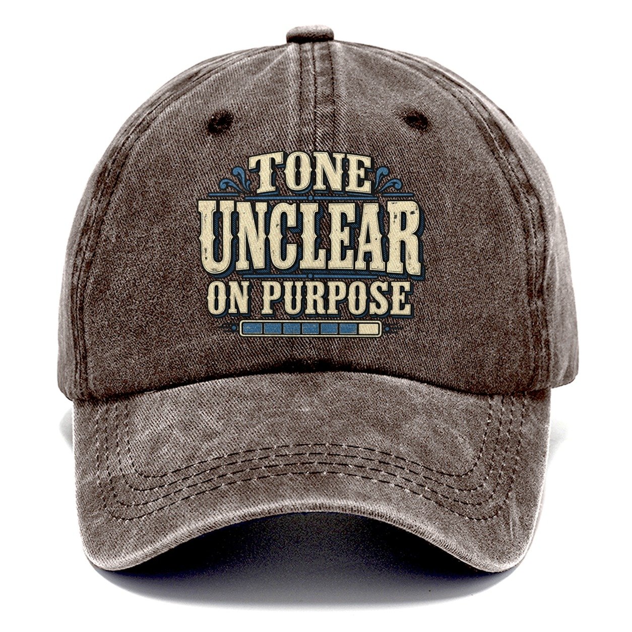 Tone Unclear On Purpose American Wit Classic Cap – Brown