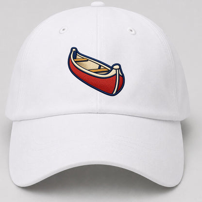 Canoe Tiny Solo Marks Baseball Cap – White