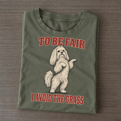 Maltese Dog Declarations Classic T-shirt – Army Green