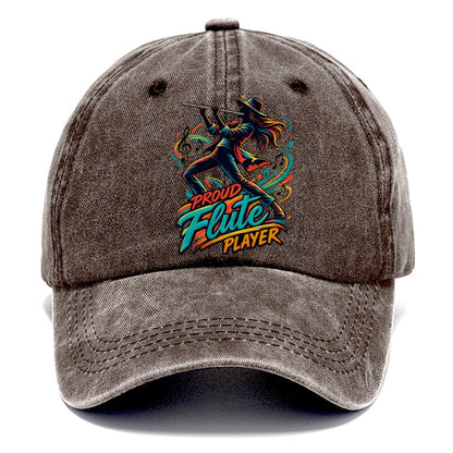 Proud Flute Player Music Instruments Classic Cap – Brown