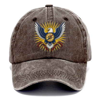 Eagle Chains Sunburst Classic Cap – Brown