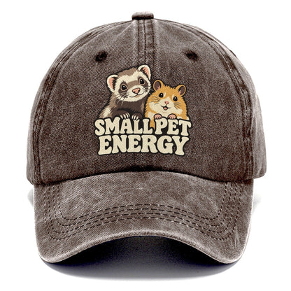 Small Pet Energy Small Pet Logos Classic Cap – Brown