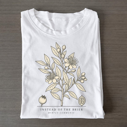 Instead Of The Brier Olive Line Classic T-shirt – White