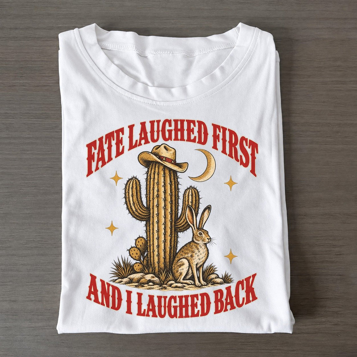 And I Laughed Back Unhinged Affirmations Classic T-shirt – White