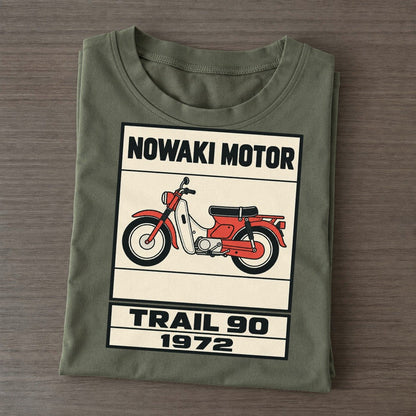 Nozomi Trail 90 Showa Speed Plates Classic T-shirt – Army Green