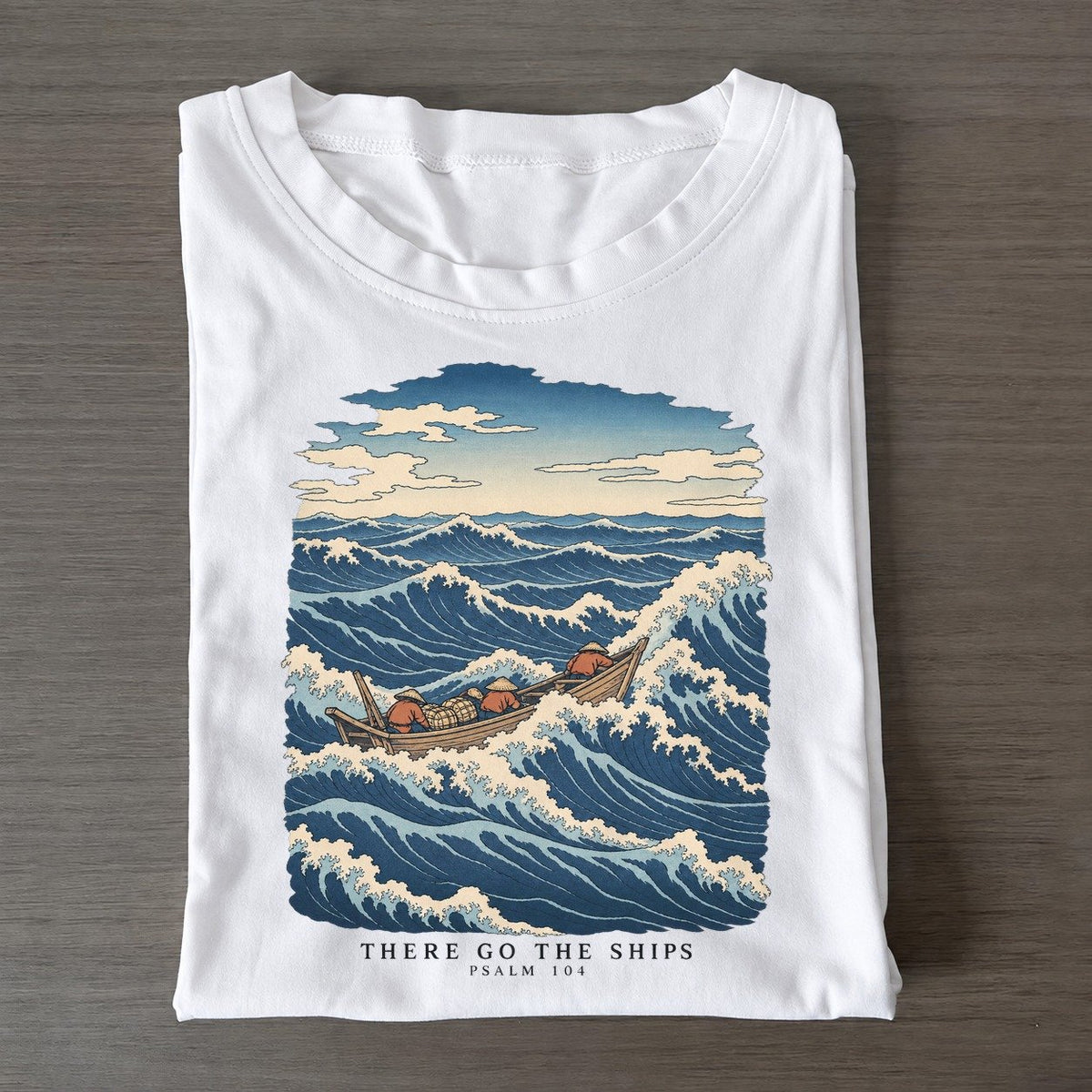 There Go The Ships The Great Deep Classic T-shirt – White