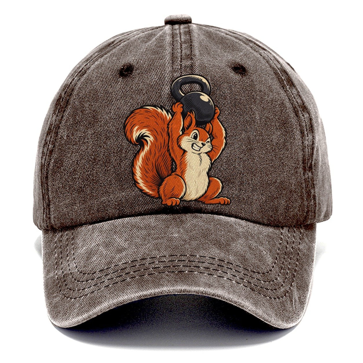 Squirrel Nut Press Animal Lifters Classic Cap – Brown