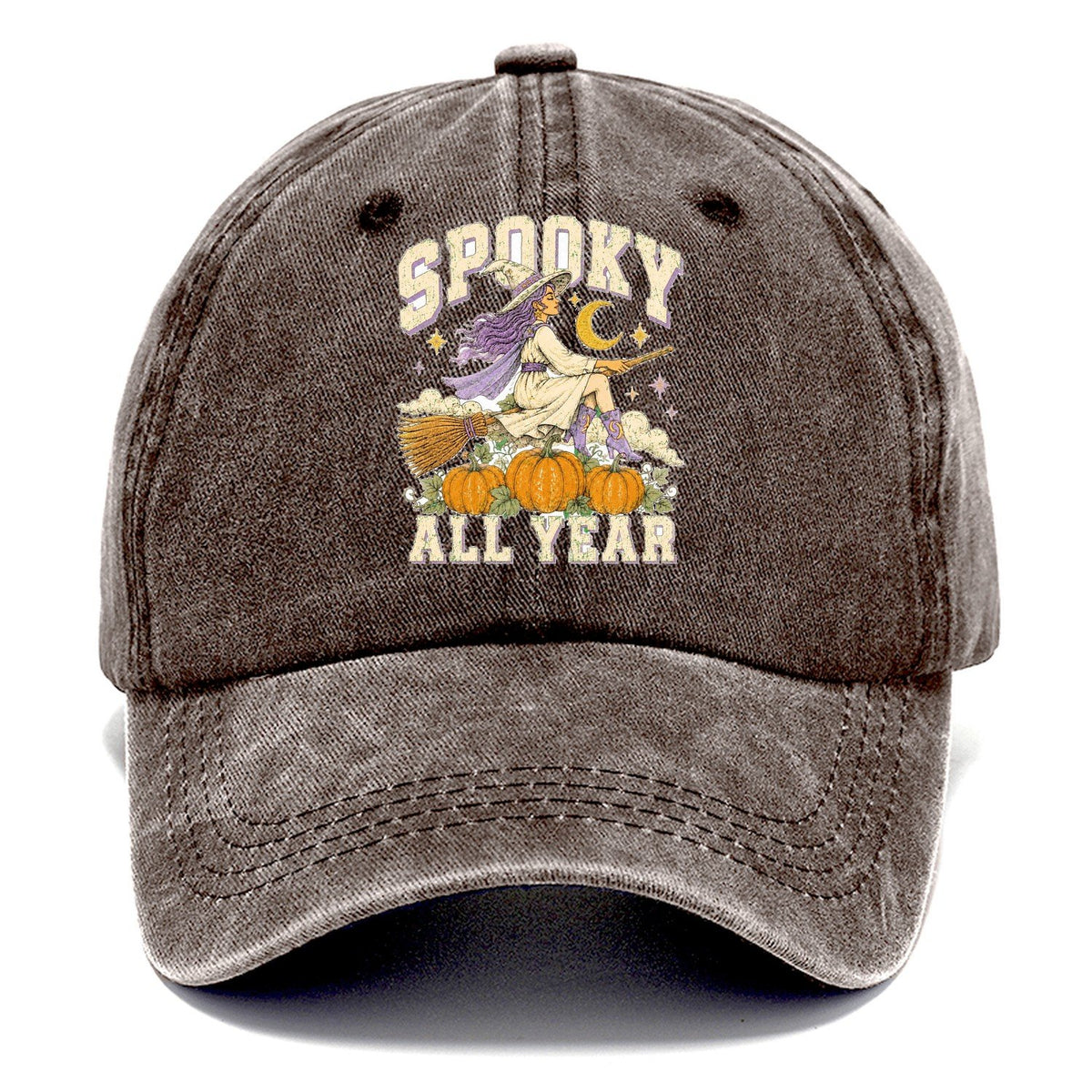 Spooky All Year Classic Cap – Brown