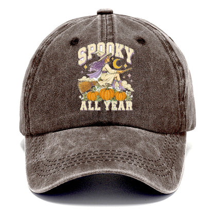 Spooky All Year Classic Cap – Brown