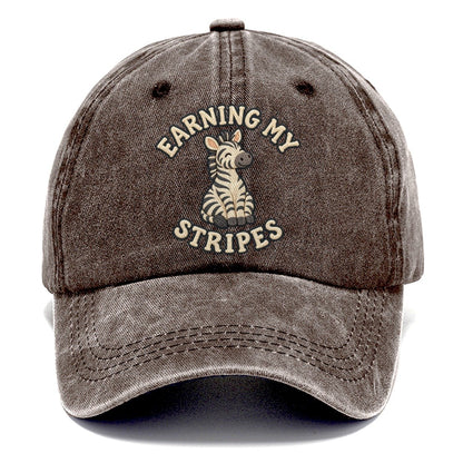 Zebra Animal Puns Classic Cap – Brown