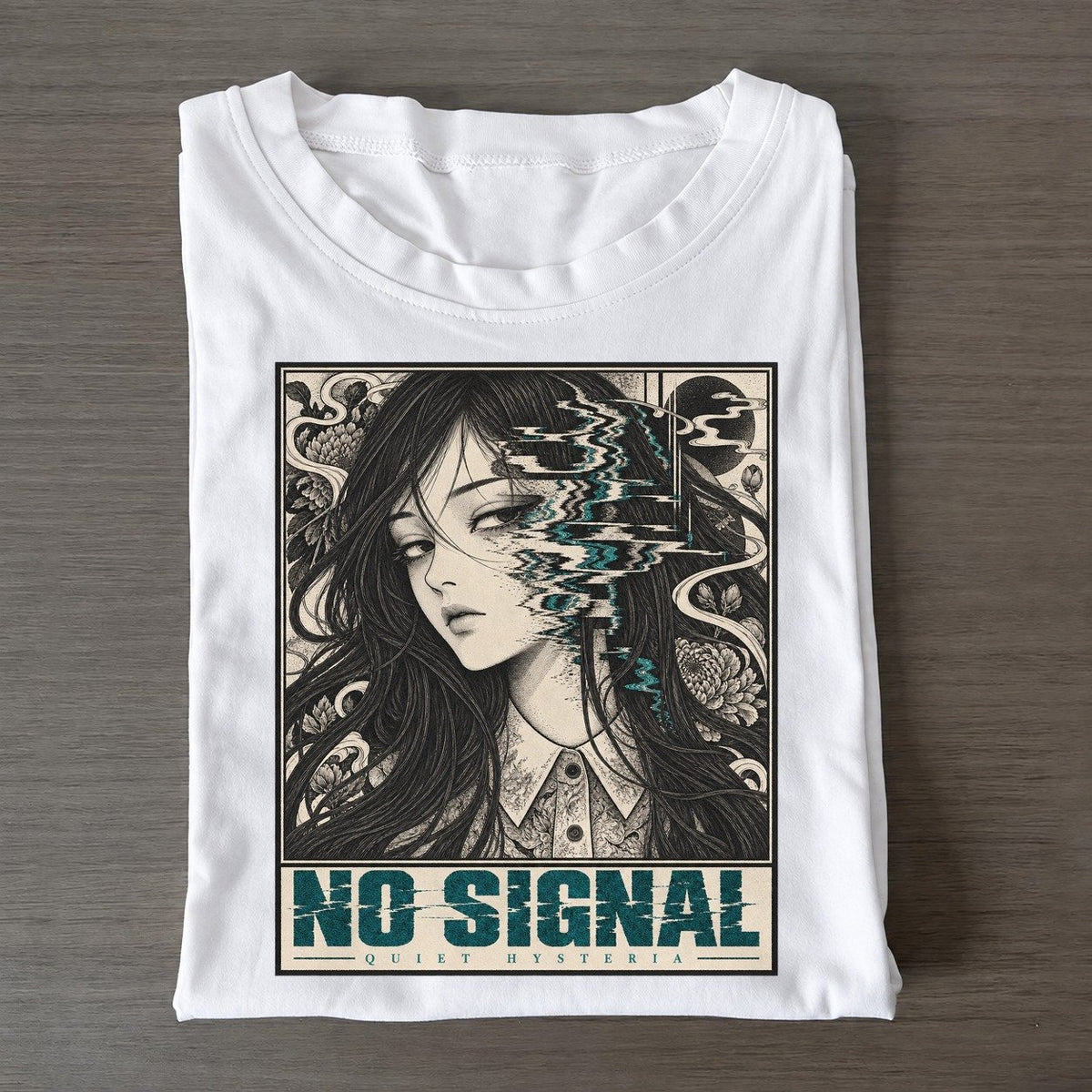 No Signal Quiet Hysteria Classic T-shirt – White