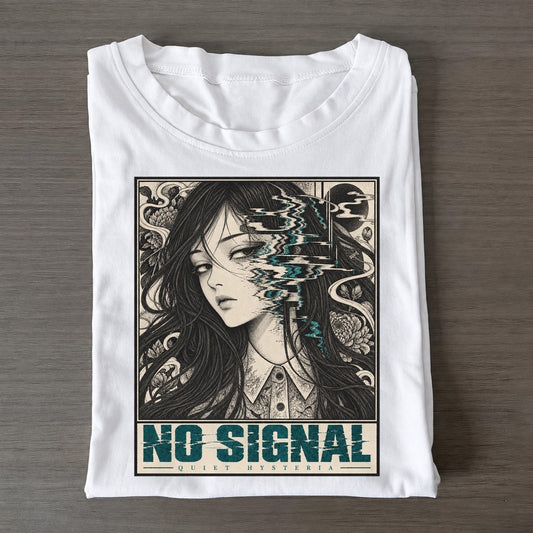 No Signal Quiet Hysteria Classic T-shirt – White