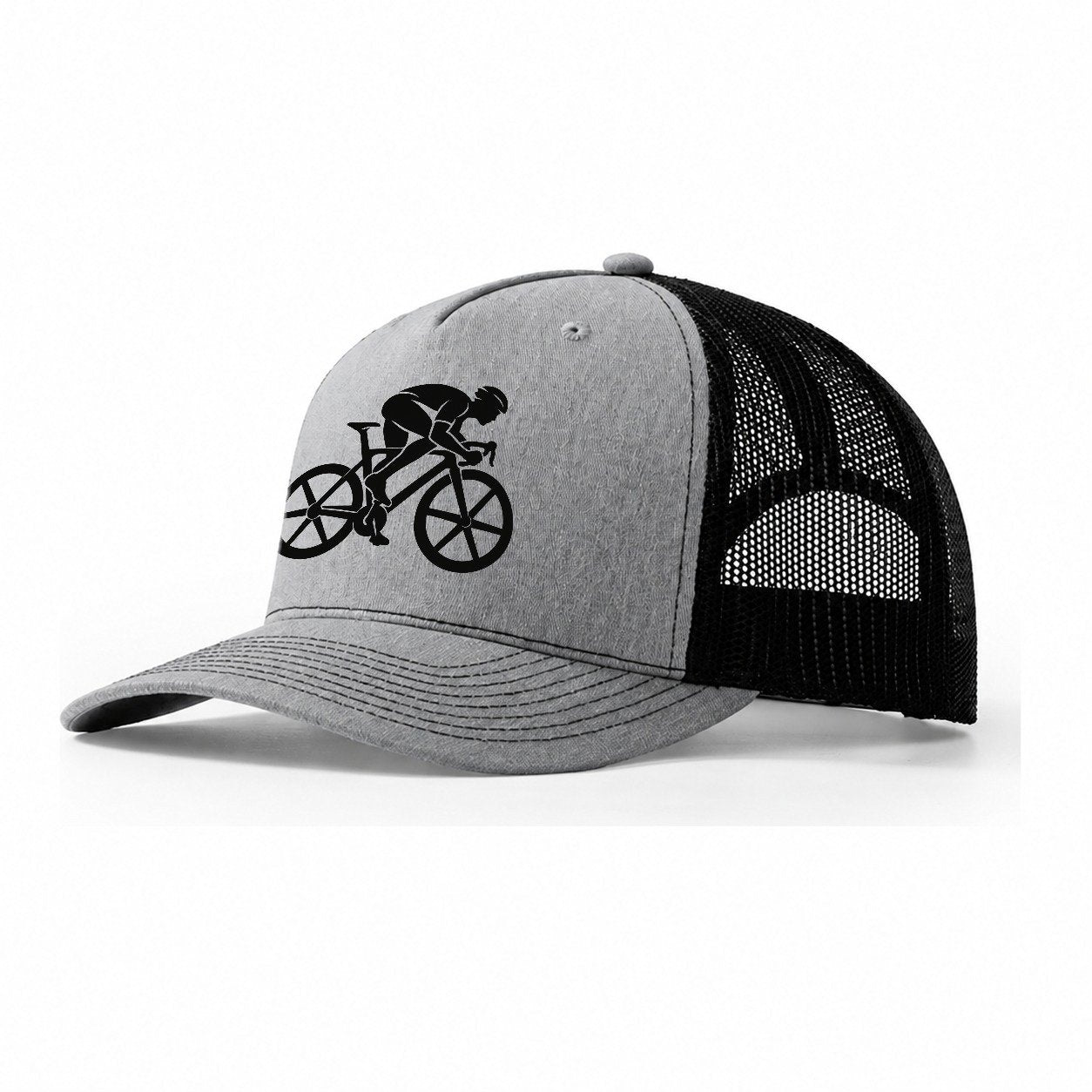 Breakaway Sprinter Cycling Life Trucker Hat – Sport Grey Black