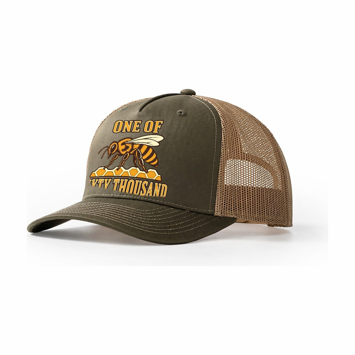 Sixty Thousand Sisters Beekeeping Trucker Hat – Olive Khaki